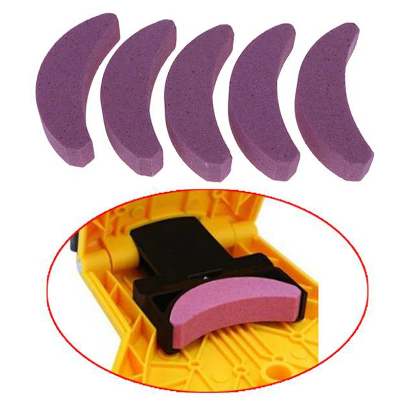 

Chainsaw Teeth Sharpener Grindstone, 10Pcs Chainsaw Sharpening Stone Replacement Kit For Bar-Mount Saw Chain Sharpener