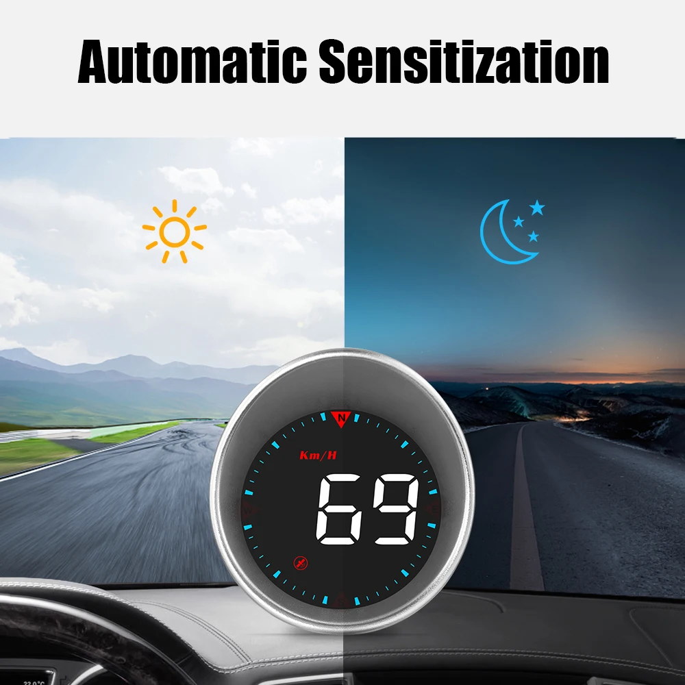  ˶ Ʈ ڵ ׼ ӵ RPM MPH ڵ   ÷, LED Ʈ GPS ħ, USB HUD G5 