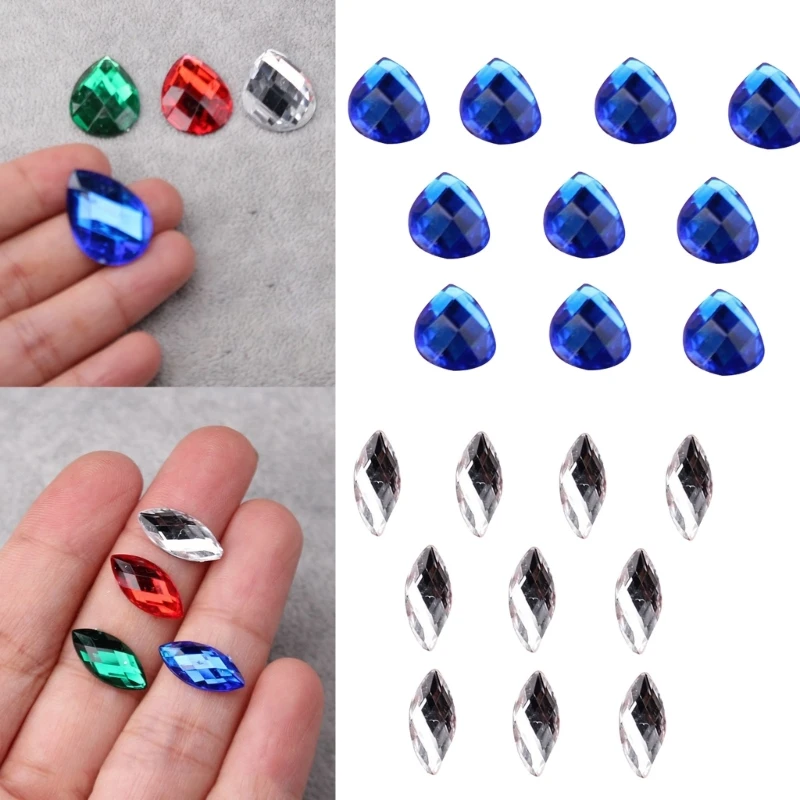 

Waterdrop Shape Craft Gems Jewels Headpiece Jewelry Making Kits