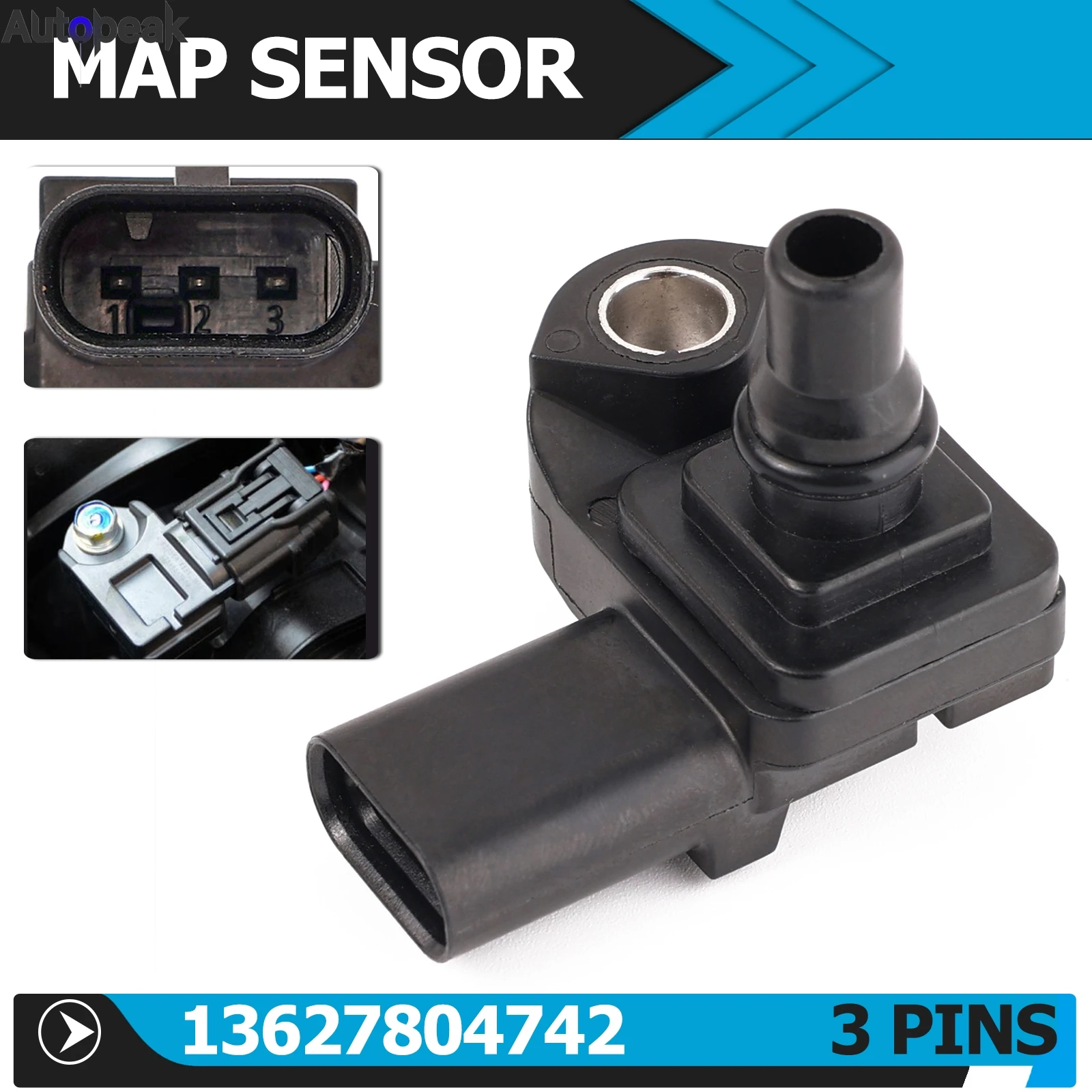 Motori A Pressione Turbo Boost Map Sensore Collettore Per Motori Diesel Bmw B37 B47 N47 N57 Motori A Benzina B46 B48 B58 13628570118