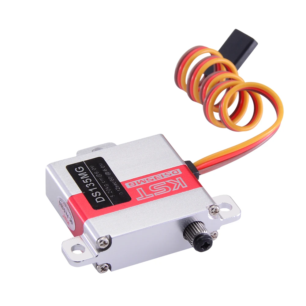 KST DS145MG 6V 5kg 0.12 sec High Precision Metal Gear Digital Wing Glider Servo for UAV RC Car Robot Arm Boat Helicopter