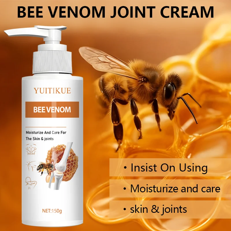 YUITIKU bee venom moisturizes and cares for skin and joints. Low-allergenic and soothing, suitable for all skin types.