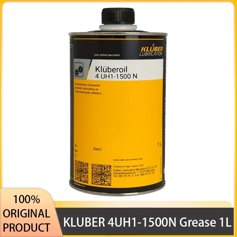 KLUBER-Rodamientos de husillo 4UH1-1500N, 1L, 4UH1, 1500 N, para el procesamiento de alimentos, Andp Harmaceuticalindustries, producto Original de Alemania