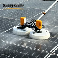 Hot Selling Solar Panel Cleaning Rotating Brush 3.5M/5.5M/7.5M Robot Cleaner Machine Kit With Telescopic  Tool 2