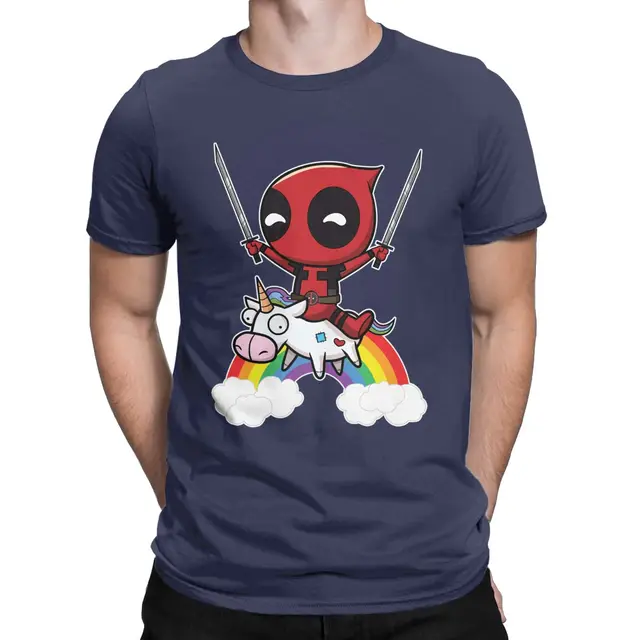 ophøre semafor Tegn et billede Tee Shirts Deadpool | Deadpool T-shirt | Deadpool Unicorn | Cotton Shirts |  Cotton T-shirts - T-shirts - Aliexpress