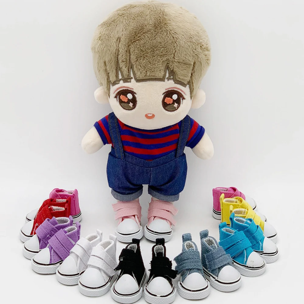 

20CM Plush Doll Shoes Canvas Shoes For 1/6 BJD Dolls