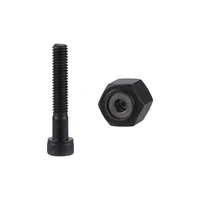 HIFESON M4 M5 M6 Petal Rivets Lock Nut Rivet Set Black Steel Riveter Hollow Iron Clip Fixed Plate Nuts Riveter Metal Clamp Kits 2