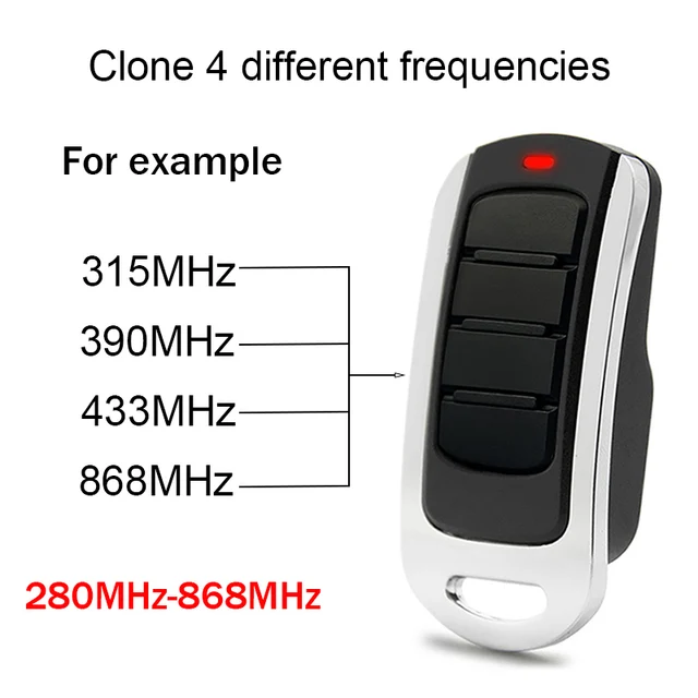 For PHOX PHOENIX 433.92MHz 868MHz PHOENIX2 PHOENIX4 PHOX2 PHOX4 TXC2 TXC4 TRC2 TRC4 TSC Garage Door / Gate Remote Control 3