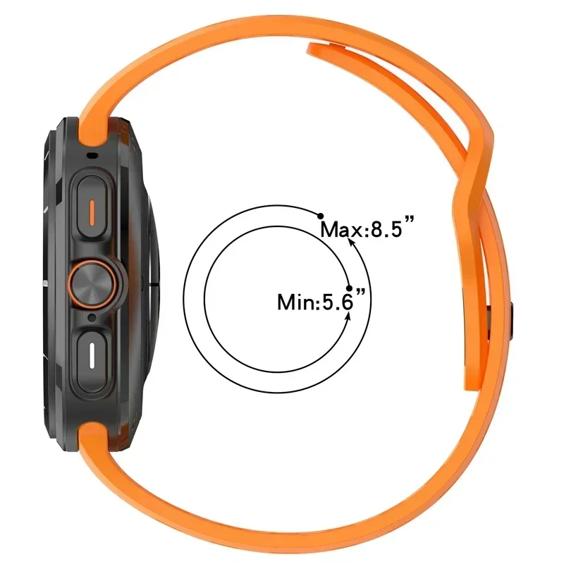 Breathable Silicone Sports Watchband Bracelet