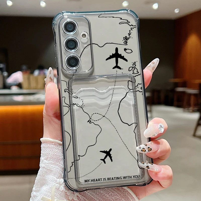 Airplane Line Card Holder Case