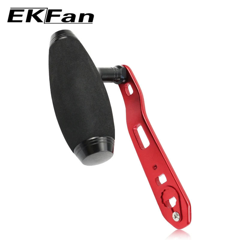 Фото Ручка EKFan из ЭВА + металлическая ручка 112 мм для заброса приманки, рыболовная катушка Т-образной формы 8*5 мм, рыболовная ручка с двумя отверстиями для Dai, детали катушки №1