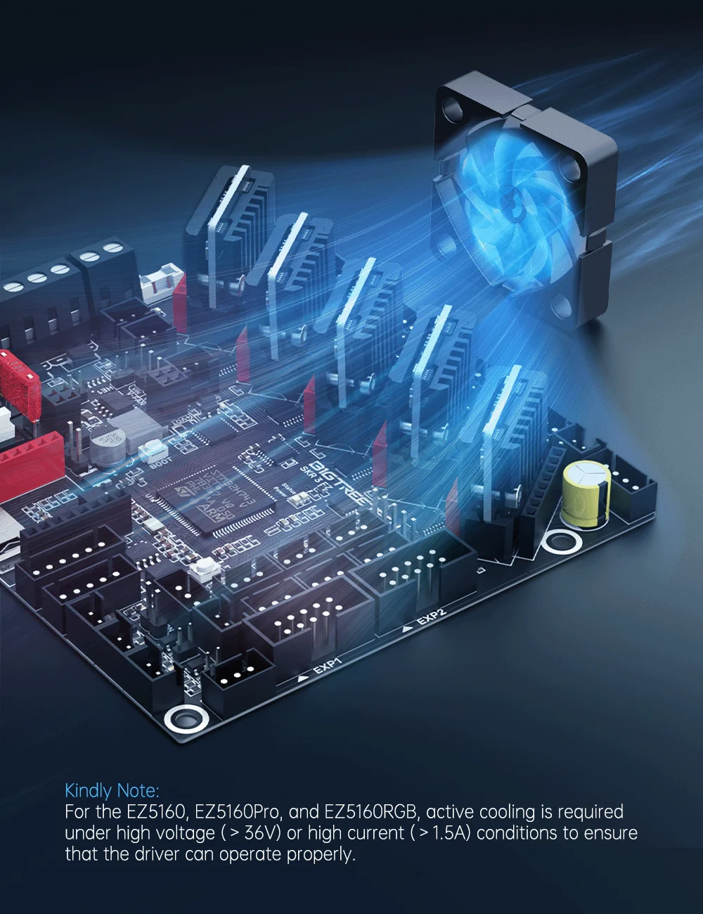 Bigtreetech-driver Connector Peças de Impressora 3d para Skr ez Ender v2 Raspberry pi Upgrade Ez2209 V1.0 Ez5160 Pro V1.0 Ez2208 ez - Imagem 6