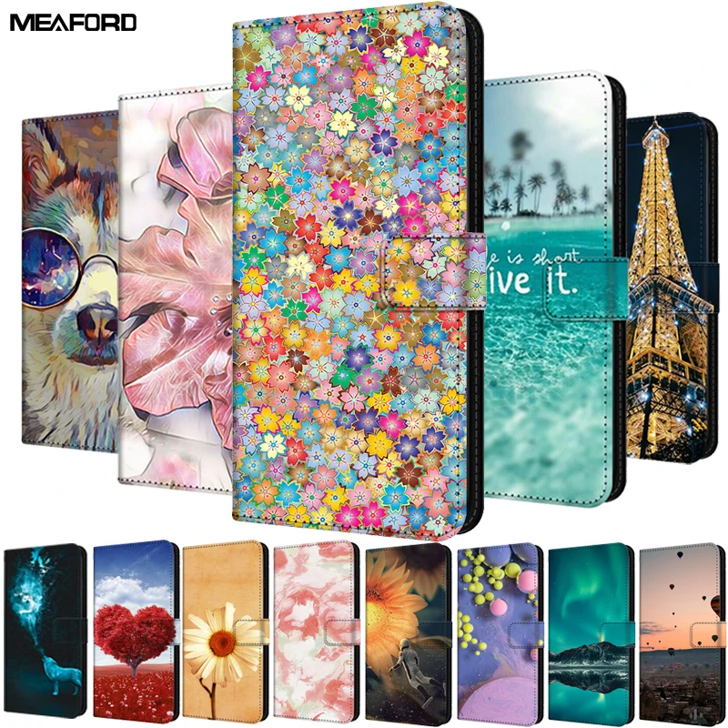 Premium Flip Leather Card Wallet Cover - Stylish Protection