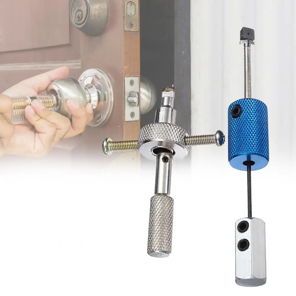 2Pcs Useful Unlocking Padlocks  Rust-Proof Rotating Disc Locksmith Tools  Disc Detainer Lock Bump Key Tool