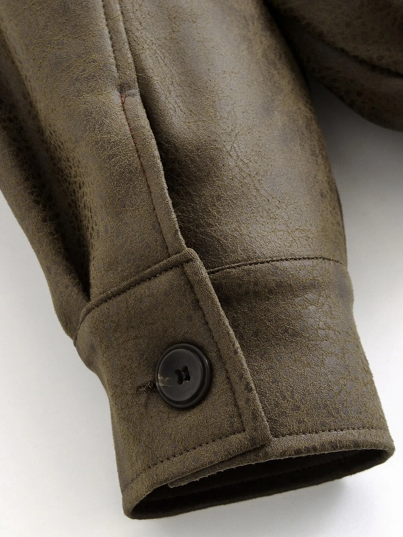 Women Autumn Winter New Removable Collar Faux Suede Jacket Female Fashion Zipper Pocket Long Sleeve Coat Lady Vintage Outwear