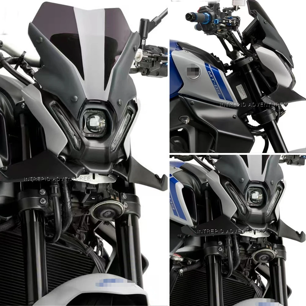 Aileron Abs Noir Déflecteur Aileron Moto MT-09 SP 2021-2023 - ABS