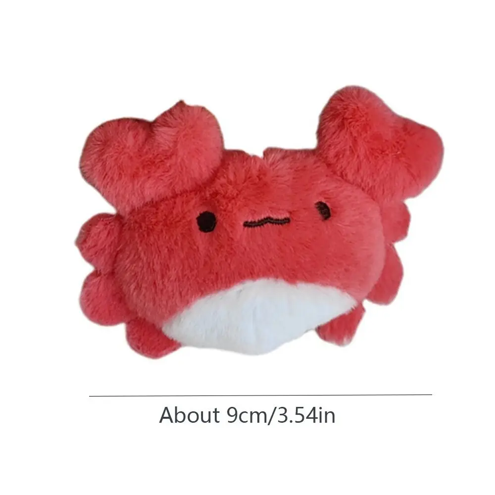 Kawaii Plush Marine Organisms Key Chain Crab Ray Fish Plush Doll Keychain Toys Charms Funny Fish Pendant Couple 6