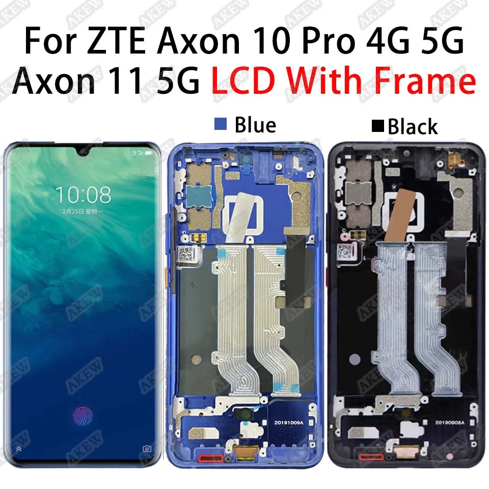 Original For ZTE Axon 11 5G Touch Display Axon 10 Pro LCD