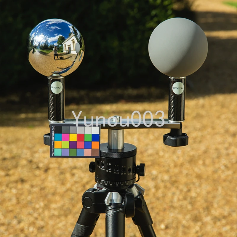 

20cm 12.6cm 25cm VFX HDRI Ball Movie Shoot Grey Chrome Profession Camera Reflector Photographic Props Set Stainless Steel Ball