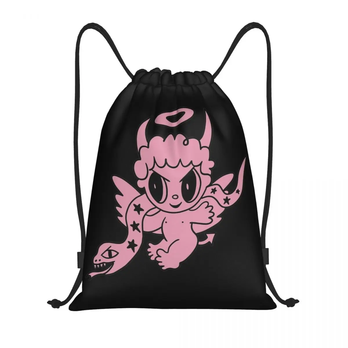 thumbnail image 1 of Mochila con cordón Bichota Season Karol G, mochila deportiva para gimnasio, resistente al agua, genial bolsa de cuerdas para yoga, 1 of 4