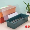 1Pcs Chopsticks Case Chopsticks with Lid  Drain Storage Box Dishwasher Basket Tableware Storage Organizer Cutlery Organizer New 3