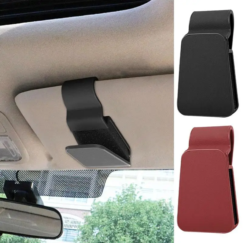 

Car Sunglass Holder clip durable ABS buckle type opening car glasses mount auto multipurpose Sunglasses Card Ticket holder