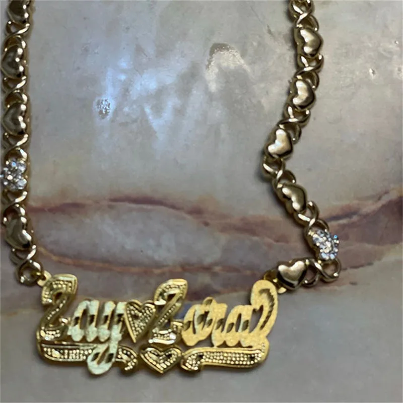 Custom Laser Cutting Kawaii Best Man Monster Personalized Necklaces Pendants Punk Best Friends Ladies Sister Teen Top Selling