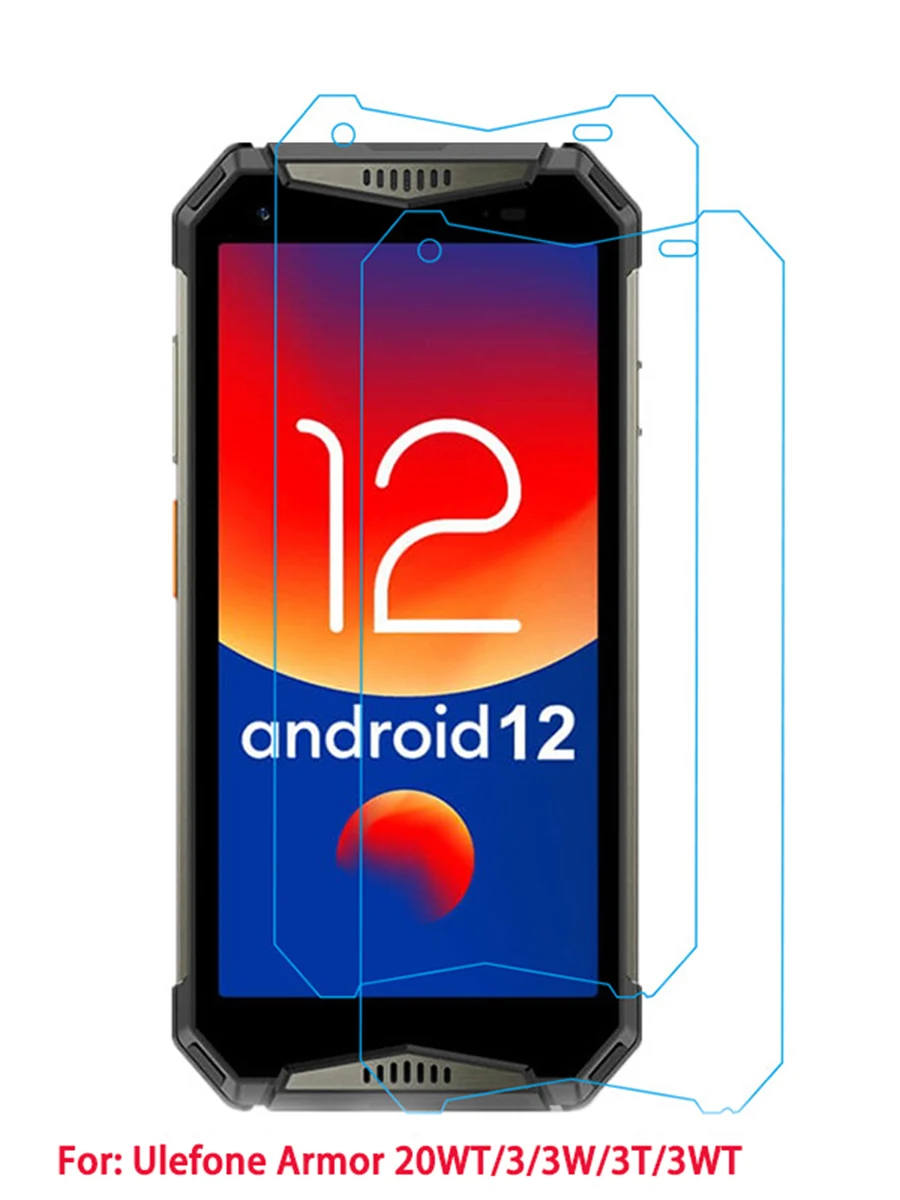 

2 шт. закаленное стекло для Ulefone Armor 20WT 3 3W 3T 3WT защита для экрана от царапин Закаленное стекло переднее зеркальное стекло