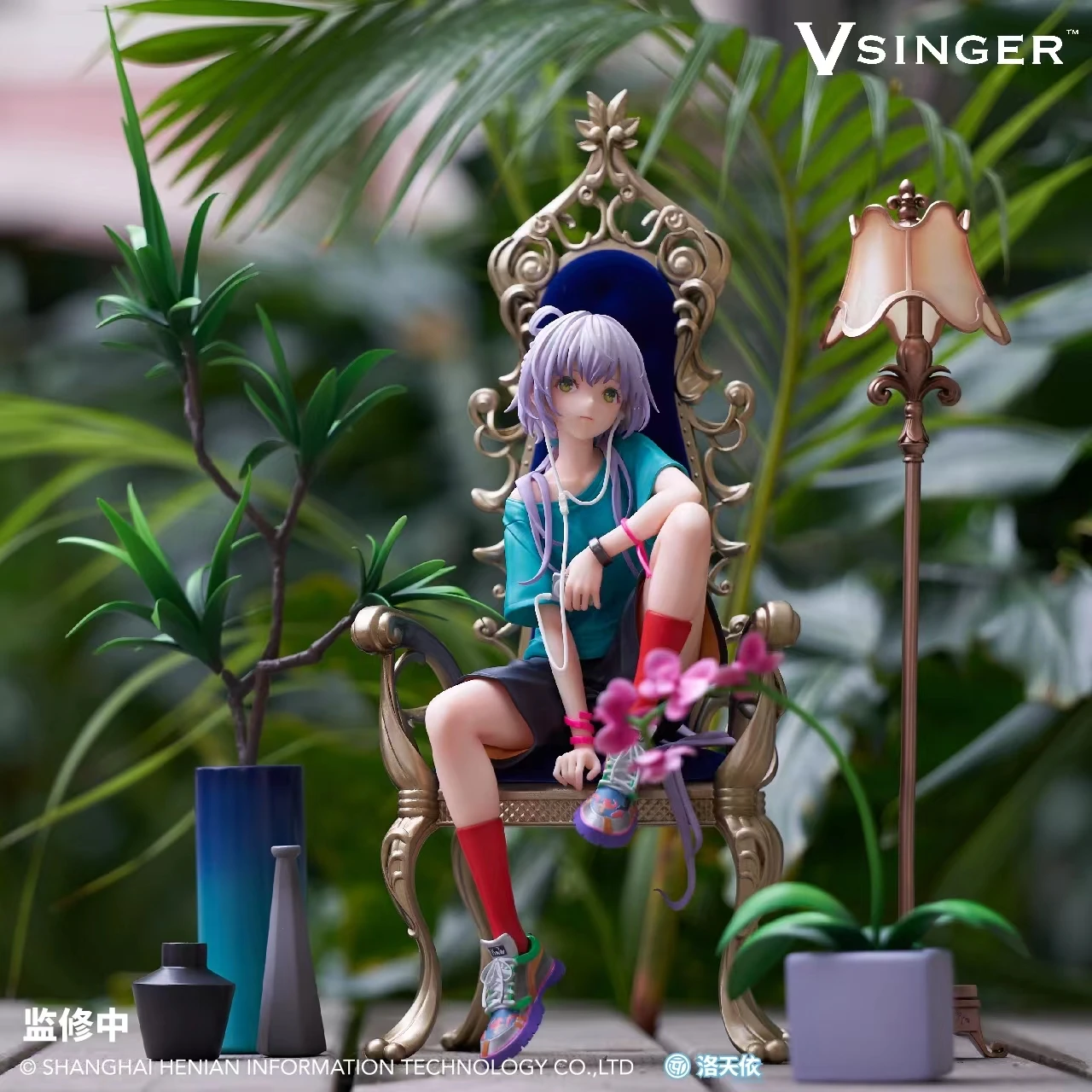 

100% Original Anime Vsinger Luo Tianyi Secret Flower Court Regular Clothes Ver. Hand-me-down Action Figure Anime Doll Model Toys