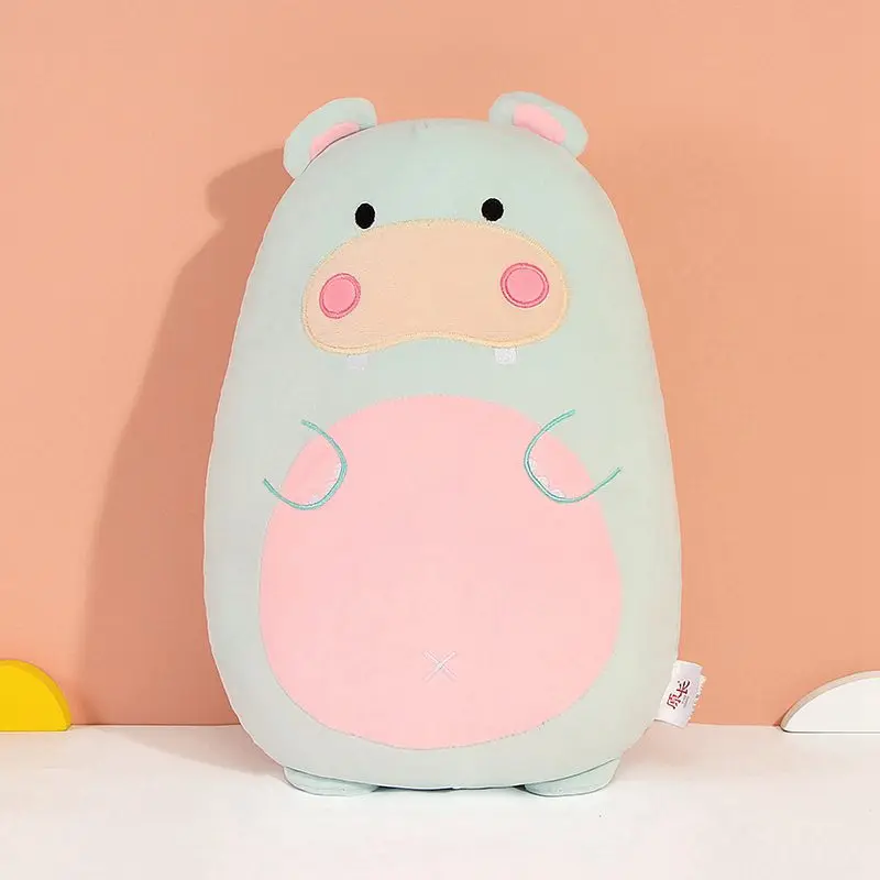 thumbnail image 1 of New Fat Kawaii Chicken Bear Rabbit Penguin Piggy Dinosaur Plush Pillow Toys Soft Stuffed Animal Doll Chair Cushion High Quality, 1 of 5