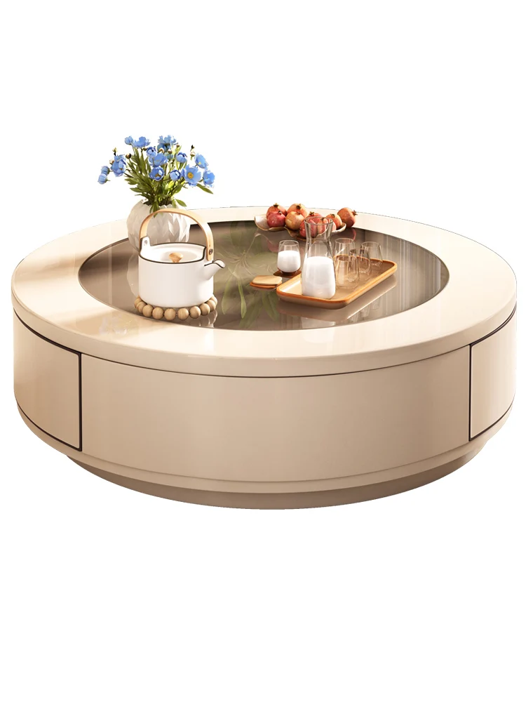 

Чайный столик для гостиной, домашний Диванный стеклянный маленький столик для маленькой квартиры, роскошный чайный столик