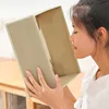 3pcs/1set Underwear Storage Box Foldable Non-woven Storage Box Six-piece Set Underwear Bra Socks Drawer Storage Finishing Box 2