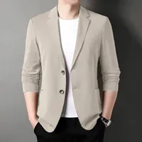 قميص وجاكيت رسمي رجالي، معطف خريفي كاجوال 1 Business Shirt Jacket Men Autumn Casual Coat Button up Tops Office Work Clothes 2023 New 3
