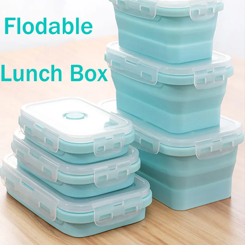 

Ultimate Silicone Foldable Lunch Box: The Perfect Collapsible Food Storage Container for On-the-Go Meals