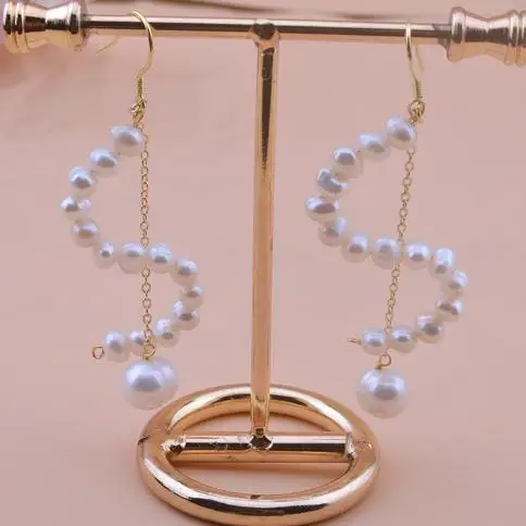 

Серьги из жемчуга АА уникального дизайна, белые серебряные серьги-подвески с идеальным жемчугом 4-9 мм, очаровательные женские ювелирные украшения для свадьбы, дня рождения