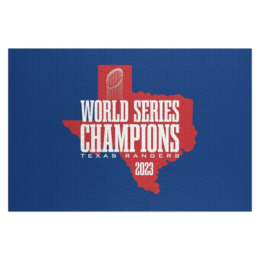 Texas - World Series Champions Jigsaw Puzzle Customs With Photo Personalized Gift Married Wood Name Toys For Children Puzzle