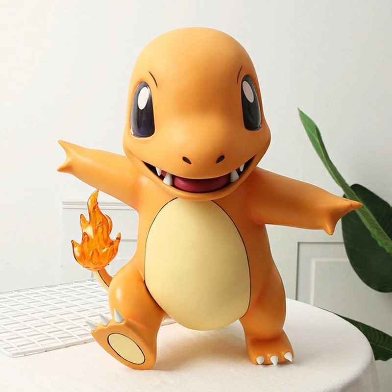 Pokemon 1:1 figura anime água charmander oversized pikachu bulbasaur mew  snorlax squirtle raichu modelo boneca ornamento crianças presentes -  AliExpress