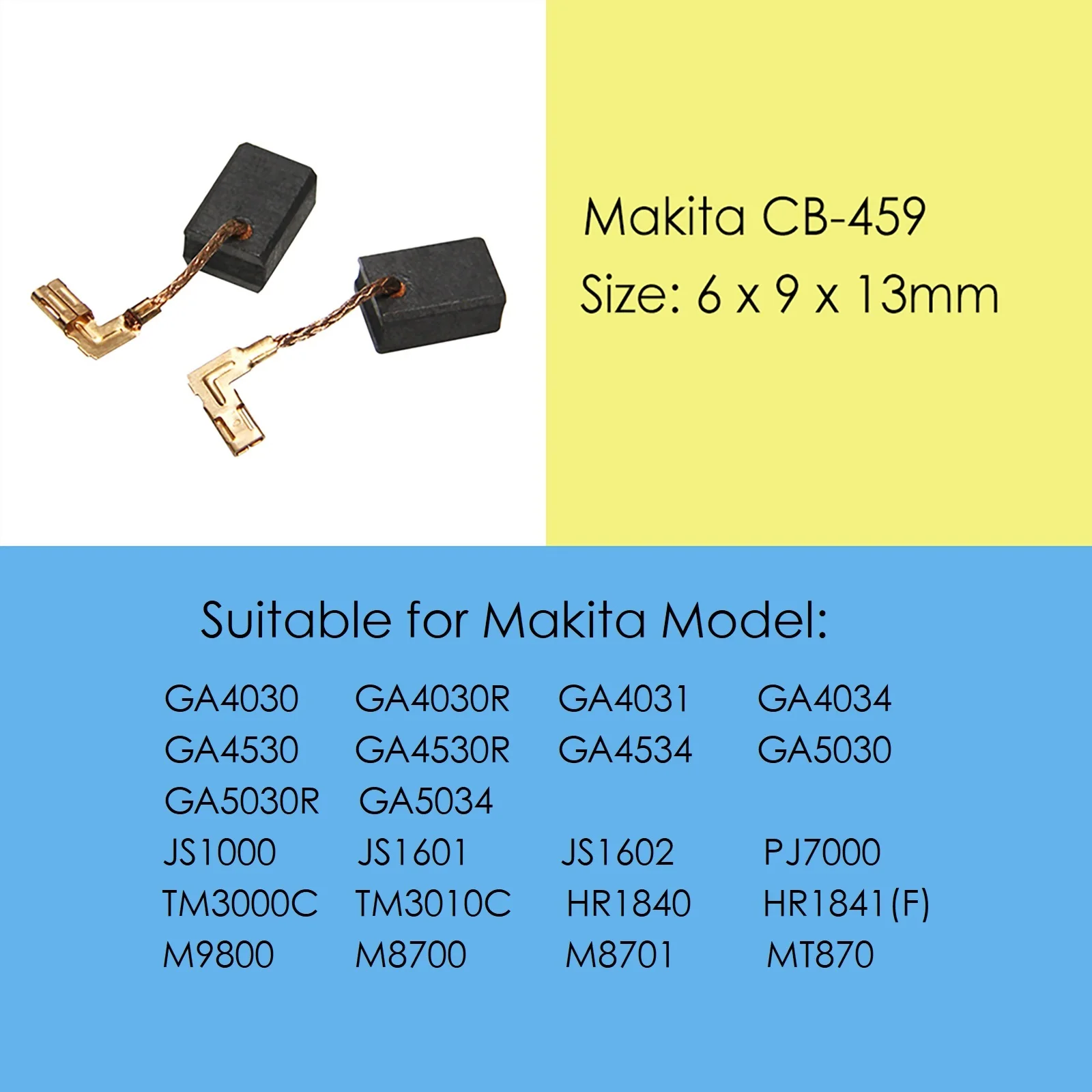 4 Pezzi Spazzole Di Carbone Per Maka CB459 - Foto 6