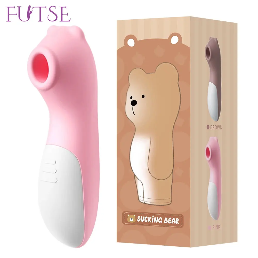 Leistungsstarke Klitoris Sauger Vibrator Zunge Vibrierende Nippel Saugen Blowjob Klitoris Stimulator Etotic Sex Spielzeug Für Frauen Masturbatoren 1