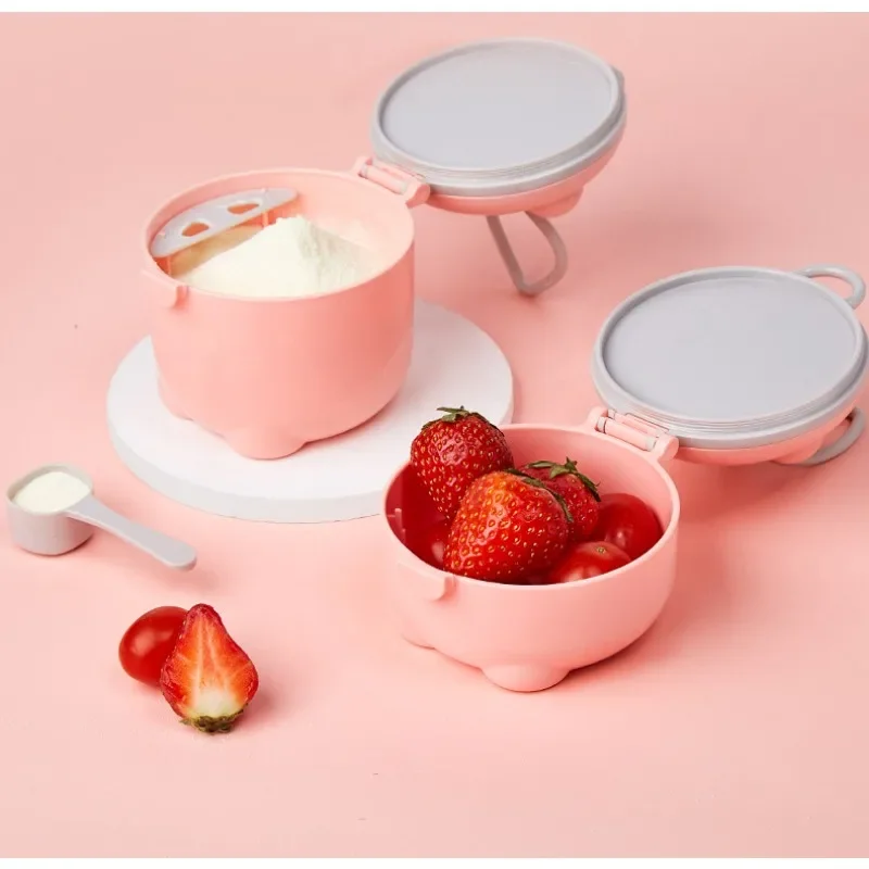 Children's Milk Powder Storage Box Baby Portable Rice Noodles Packaging Box Newborn Sealed Milk Powder Tank Formula Storage