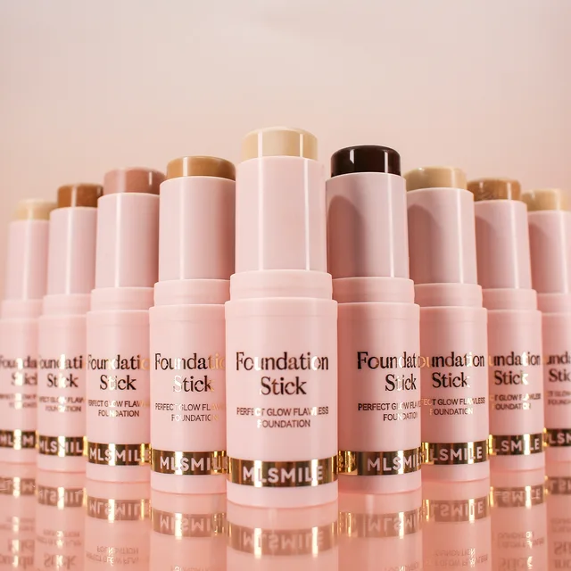 Facial Stick Foundation Full Coverage Lasting Oil-control Concealer Dark Skin Foundation Makeup  Base Cream Matte Natural Prime