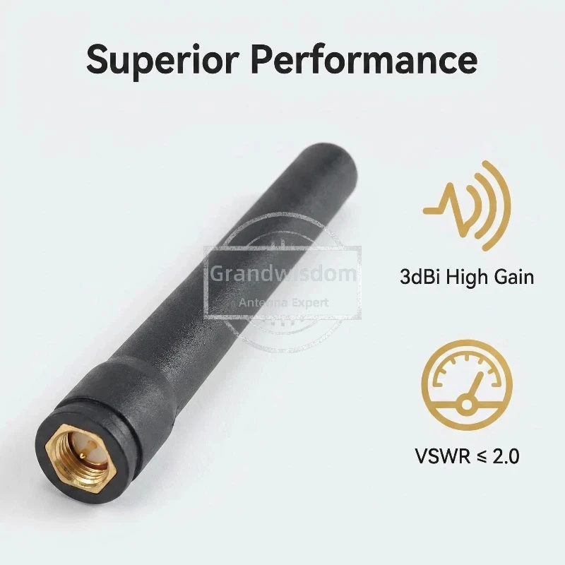 5개 2.4GHz WiFi 안테나 3DBI 게인 SMA 남성형 px1 - SMA 여성형 케이블 (라우터, 네트워크 카드, 드론, IP 카메라, IEEE WLAN용)