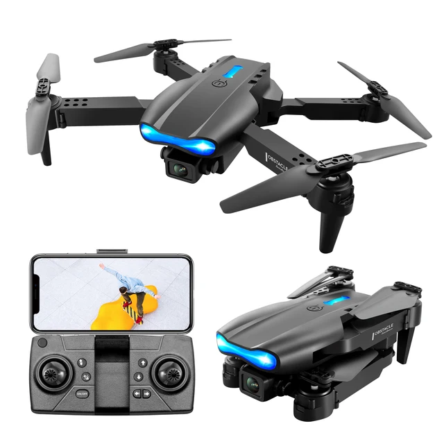 E99 K3 Pro RC Mini Drone Best 4K HD Dual Camera Aerial WIFI FPV Obstacle Avoidance Foldable Profesional Quadcopter Drone Toys 5