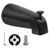 1 Pcs Sliding Bath Spout Bathtub Faucet With Diverter Fits 1/2" Copper Water Pipe  Single-lever Design Bathroom Accessories 3