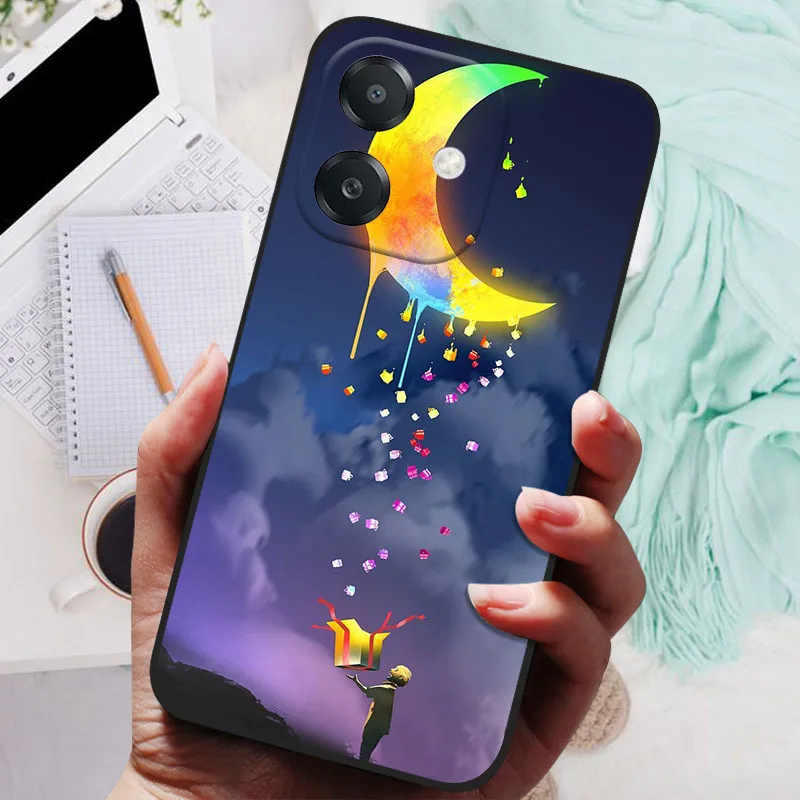 Black Lion & Wolf Silicone Soft Back Case - Protective Shell