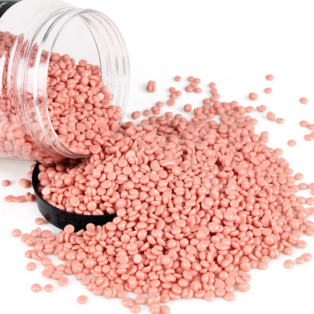Hot Wax Hair Removal Depilatory Waxing Wax Beads 200g-400g/Bottled for Heater Painless for Body Hairs Removal Beans