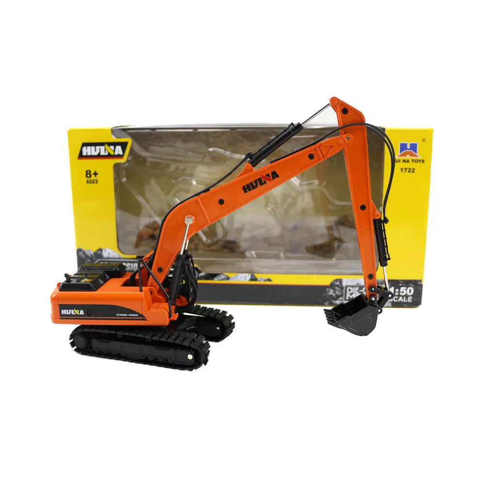 Metal Diecast Excavator Model Toy for Kids