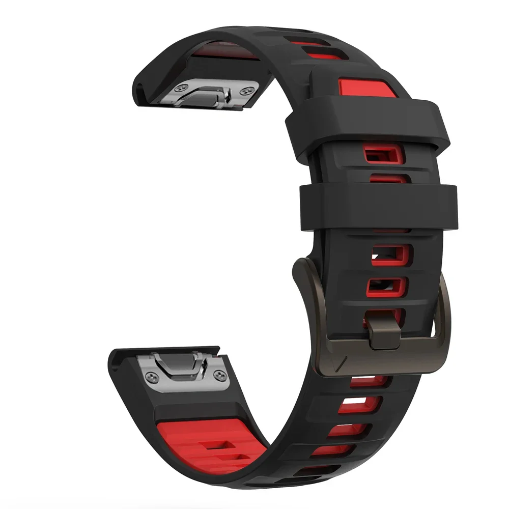 Waterproof Sport Wear-Resistant Quickfit Silicone Strap, 22mm/26mm