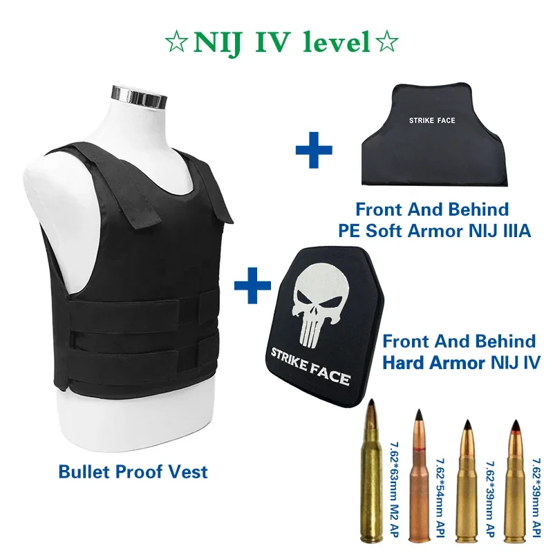 NIJ IV 히든 알루미늄 산화물 방탄 플레이트, 실리콘 카바이드 Anti-Ak47, NIJ III 레벨 방탄 강판 조끼, Pe 내부 장식