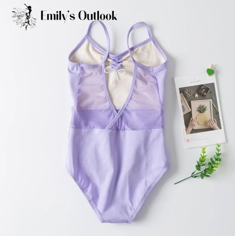 Lace Slim Girls' Classics V-Neck Camisole Leotard Gymnastic Ballet Dance Tutu Dress Camisole Leotard Skirt Extra Big ballet leotard dance leotard ballet dress girls dance costumes